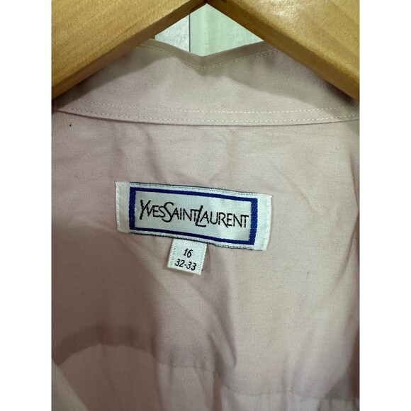 Yves Saint Laurent YSL Men's Button Down Long Sleeve Collared Shirt 16 32-33 - Picture 5 of 5